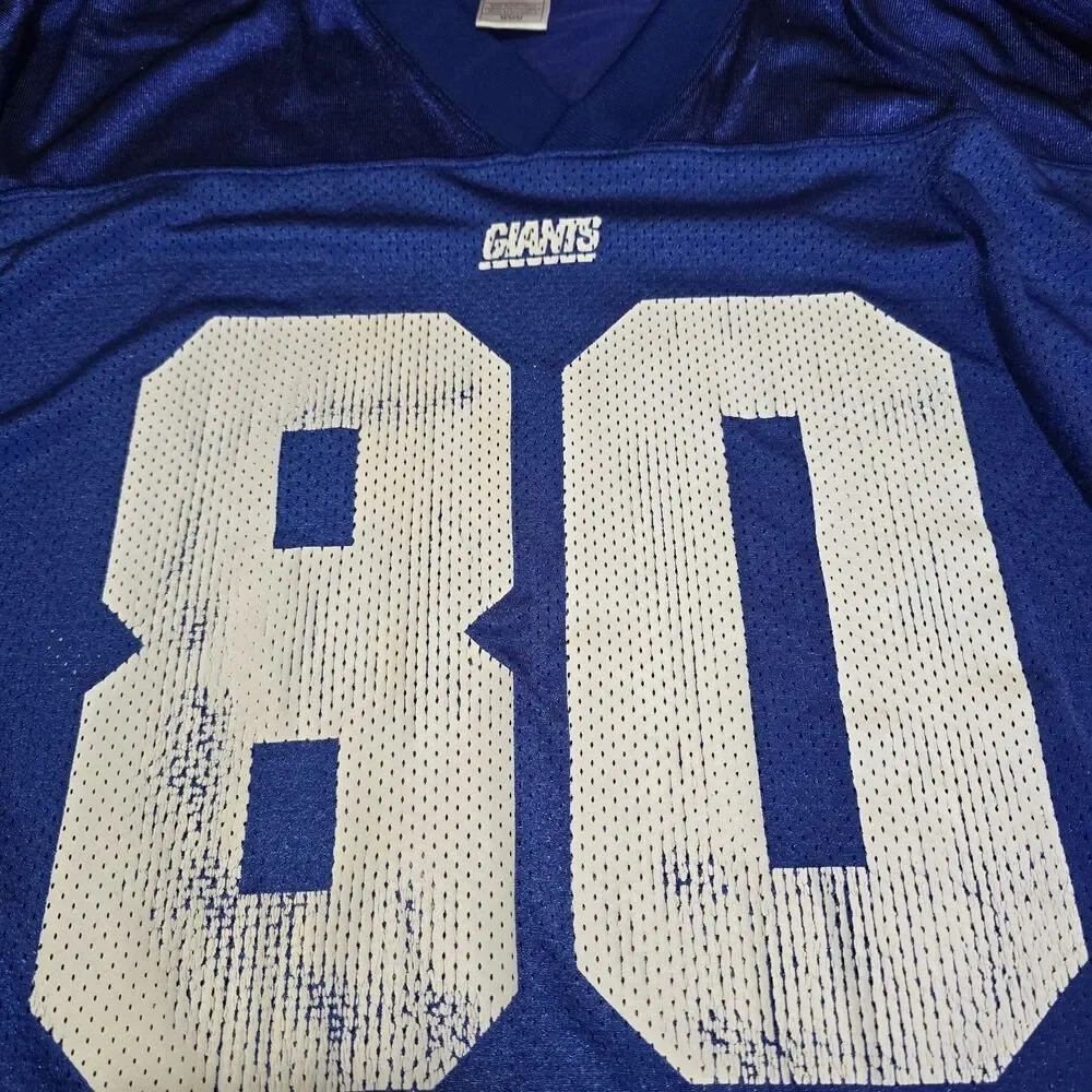 Reebok Vintage Y2K NFL New York Giants Jeremy Shockey Nylon Jersey M